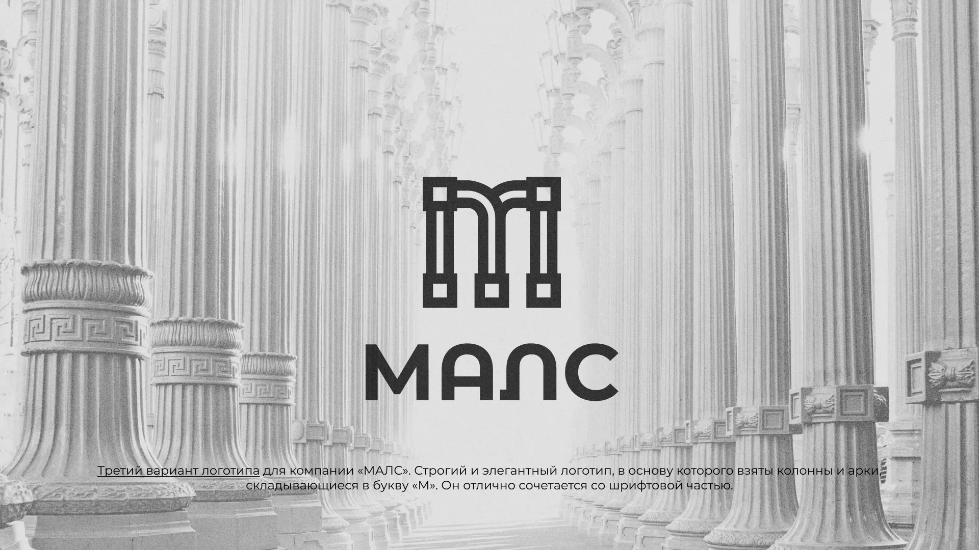 Разработка логотипа компании «МАЛС» в Мезени