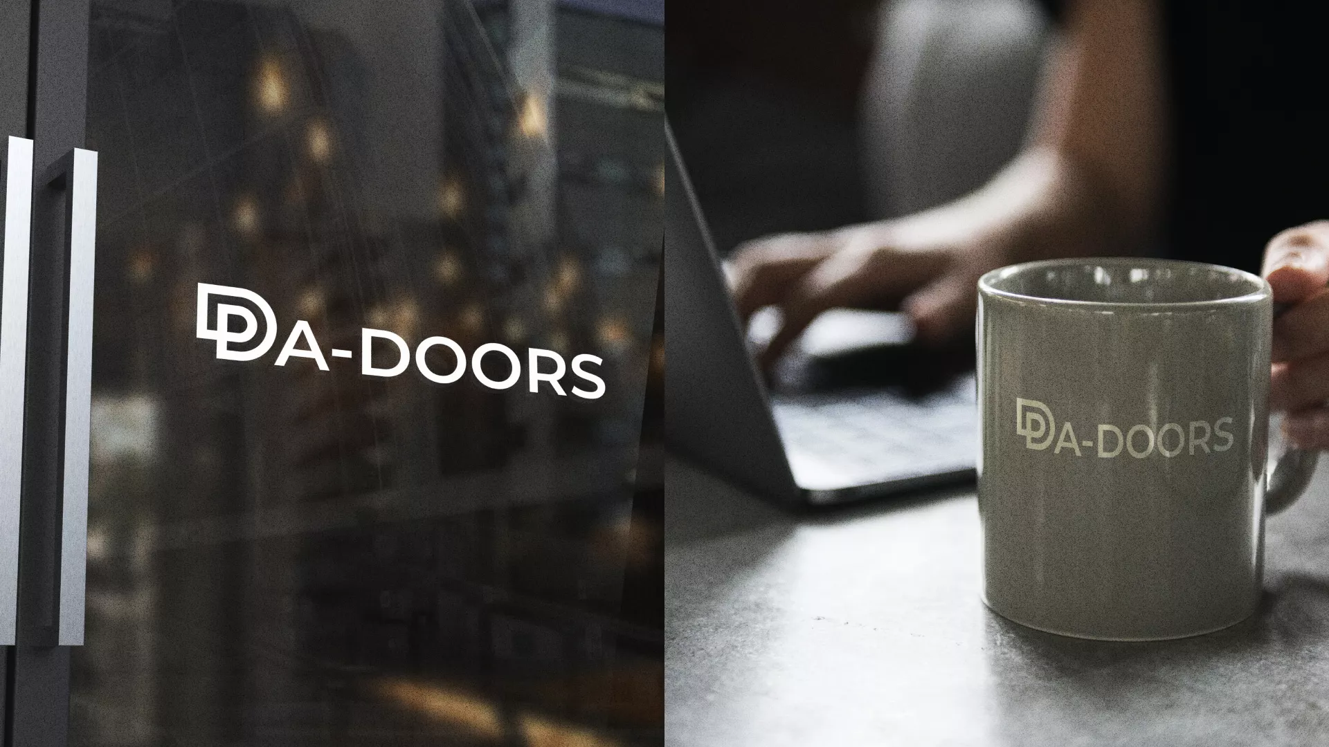 Создание логотипа компании «DA-DOORS» в Мезени
